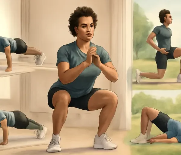 บอดี้เวทพลิกโฉม: 5 ท่าใหม่ ไม่ต้องเข้ายิม สุขภาพดีปี 2025!